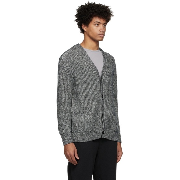 NWT Theory Mars Copula Marled Rib Knit Cardigan Sweater Sz. M - Picture 5 of 9